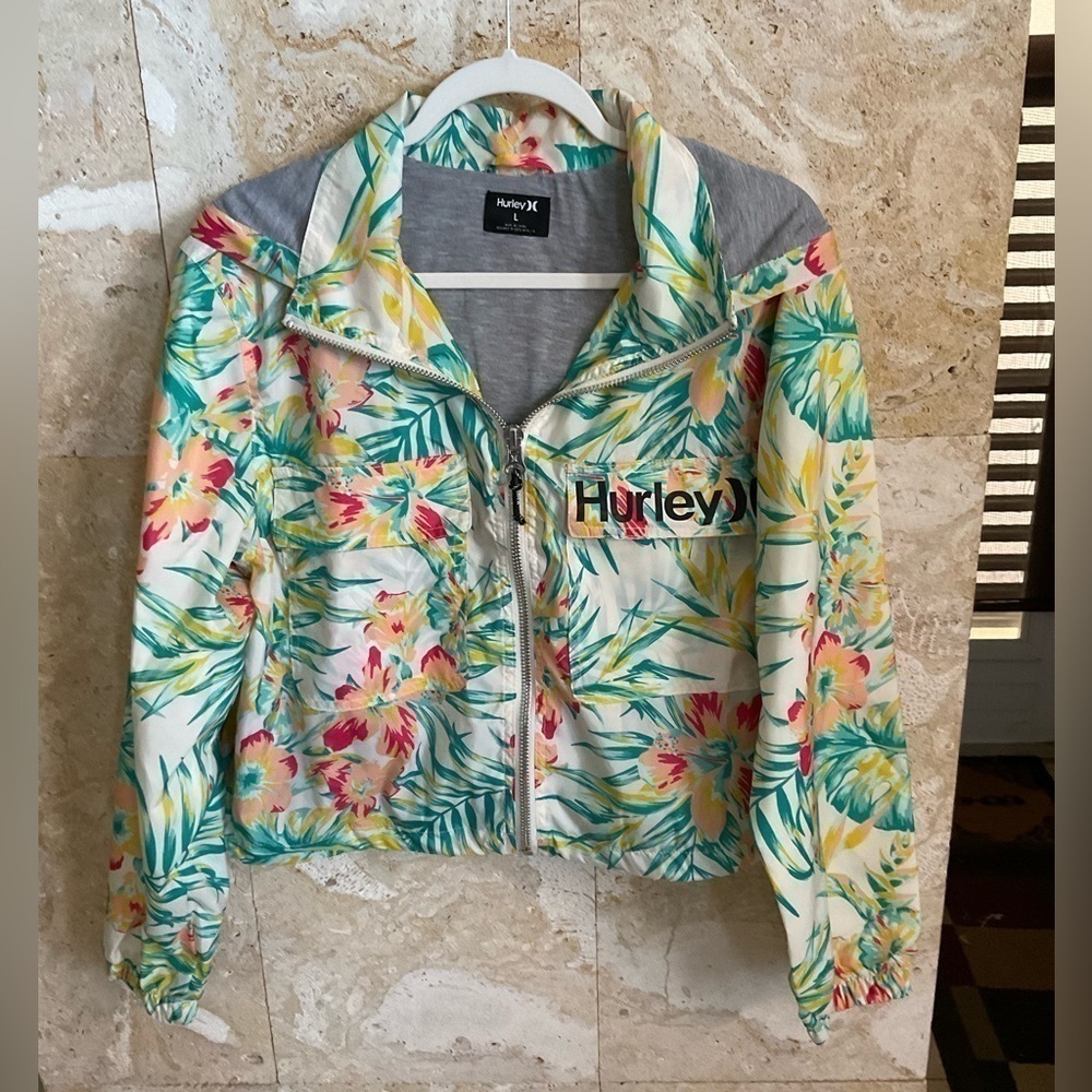 Hurley Women’s Printed Windbreaker